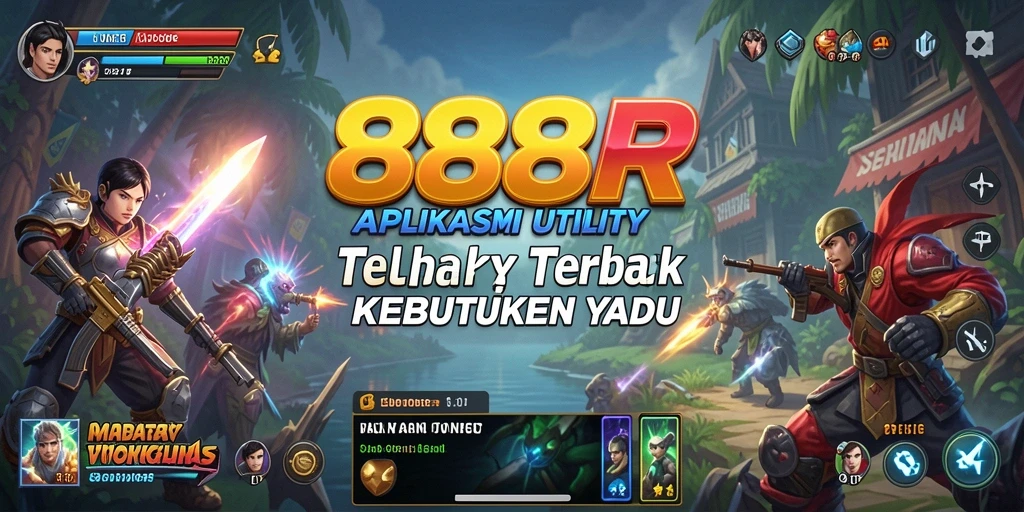 Tampilan antarmuka utama 888R yang menarik dan fungsional.