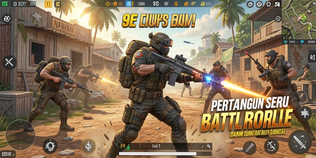 Gameplay seru 9ET dengan pertarungan antar pemain.