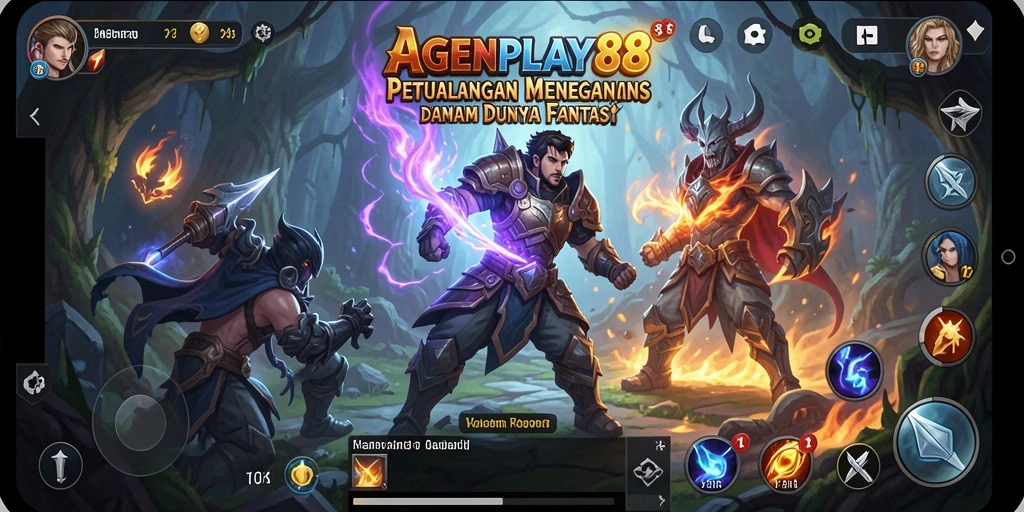 Tampilan gameplay AGENPLAY88 yang seru dan penuh petualangan.