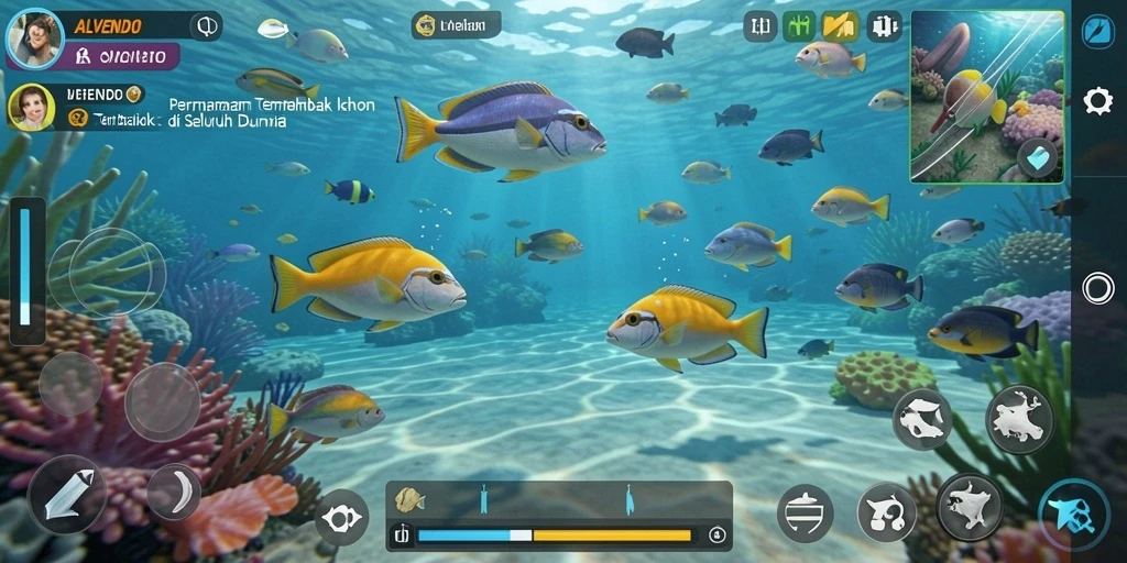 Gameplay ALVENDO yang seru dan penuh aksi Tembak Ikan.