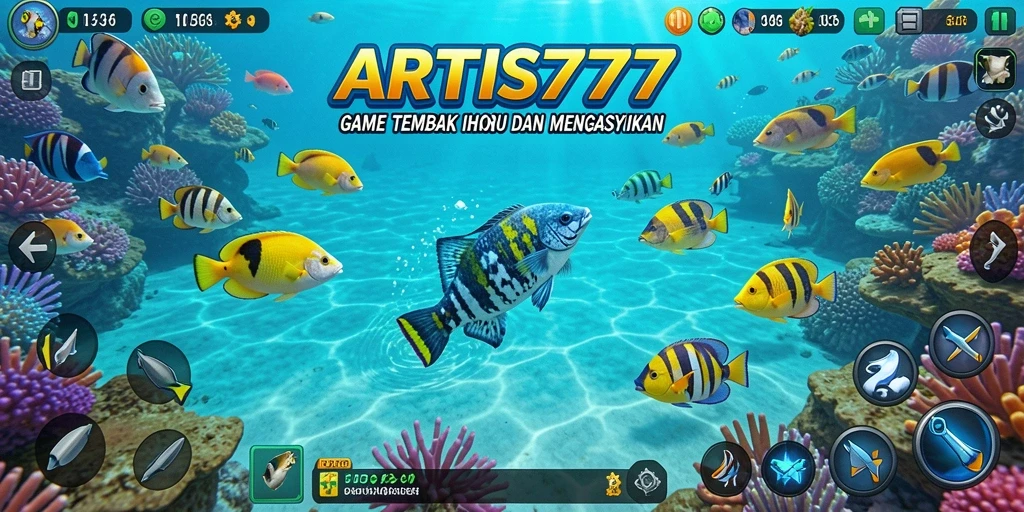 Tampilan gameplay Tembak Ikan yang menarik di ARTIS777.