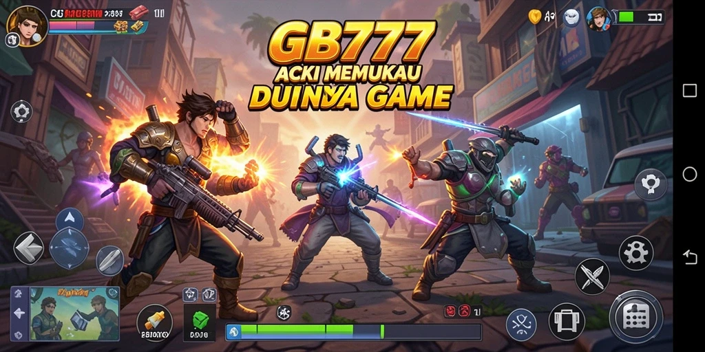 Tangkapan layar menunjukkan aksi seru dalam game GB777.