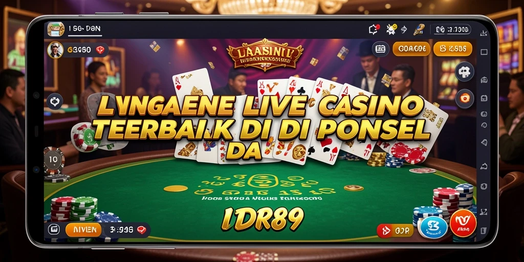Gameplay Live Casino IDR89 menampilkan dealer langsung dan suasana yang mengasyikkan.