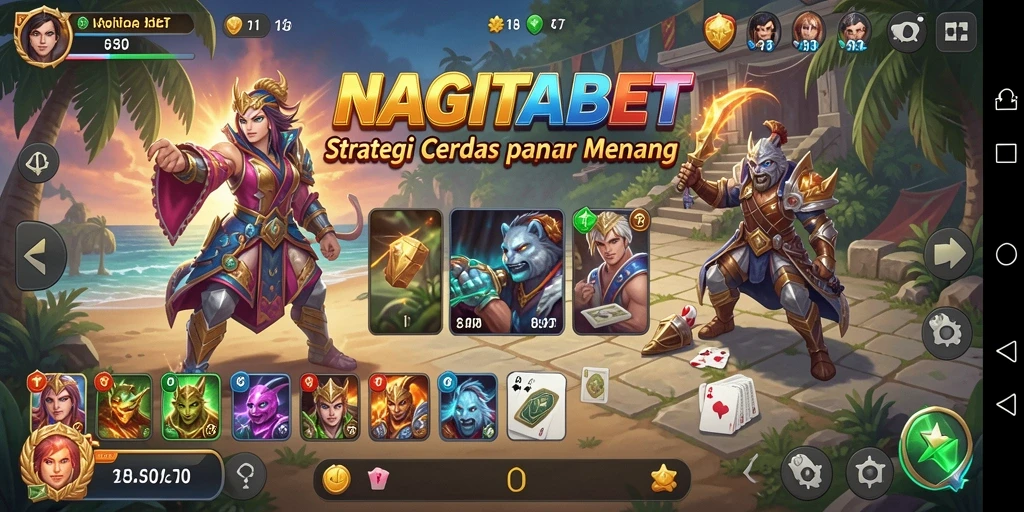 Gameplay seru dan strategi mendalam dalam NAGITABET.