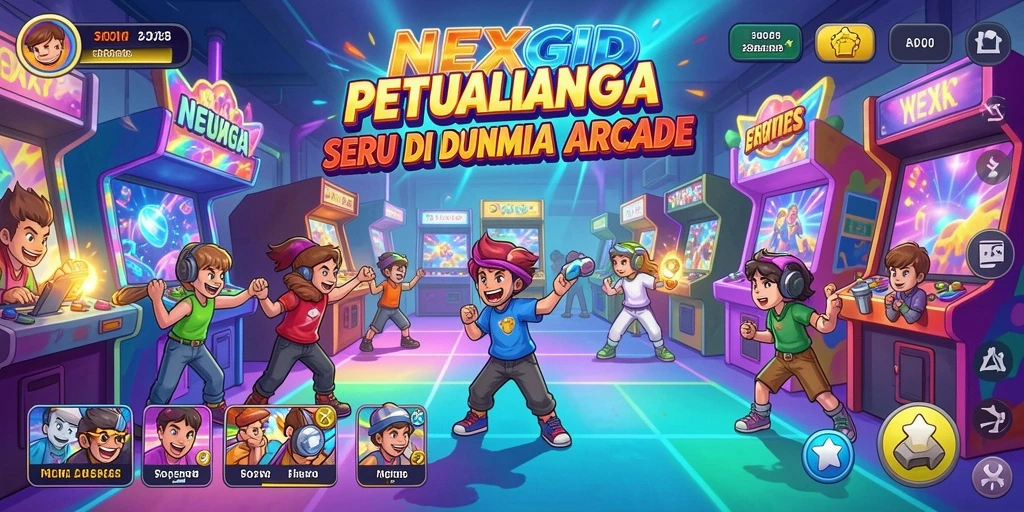 Screenshot NEXGID memperlihatkan gameplay seru yang menantang.