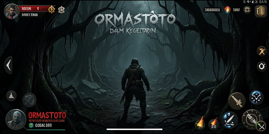 Screenshot gameplay ORMASTOTO yang menunjukkan momen menegangkan.