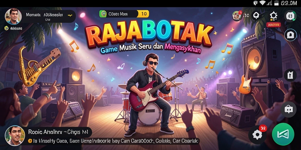 Tampilan gameplay RAJABOTAK yang interaktif dan menarik.