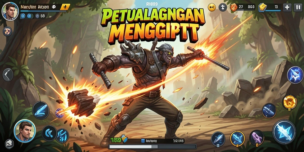 Tampilan seru dalam pertarungan aksi di RI889.