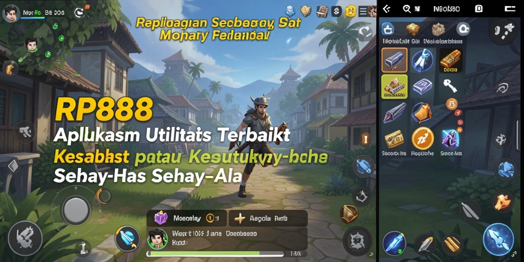 Tampilan antarmuka RP888 yang intuitif dan mudah digunakan.
