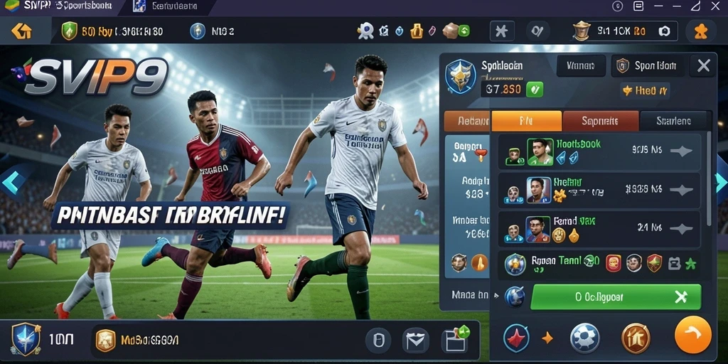Tampilan gameplay SVIP9 yang menarik untuk taruhan olahraga.