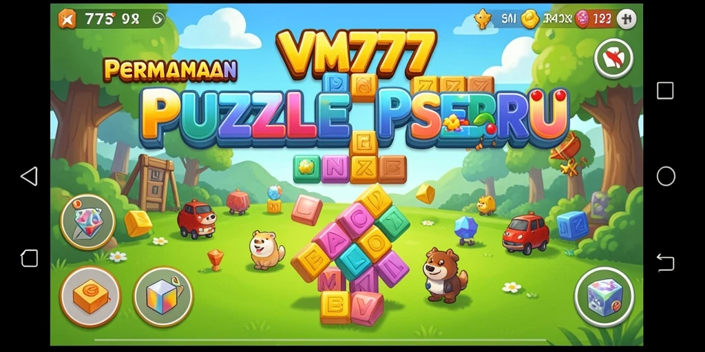 Screenshot gameplay VM777 menampilkan berbagai tantangan Puzzle yang menarik.